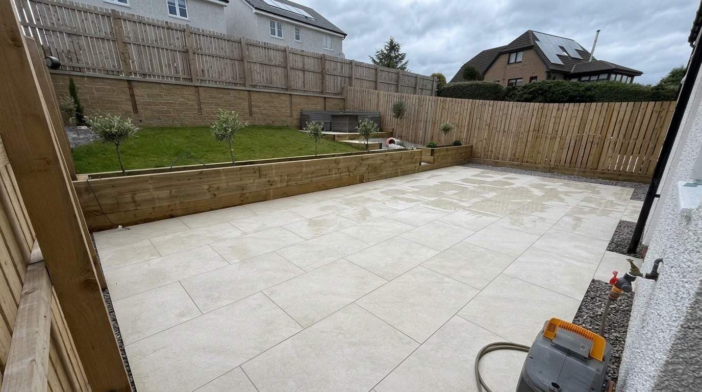 Modern driveway