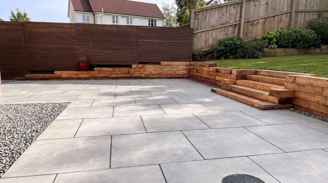 Patio installation